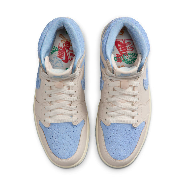 Air Jordan Womens 1 Retro High OG - Pale Ivory/Psychic Blue