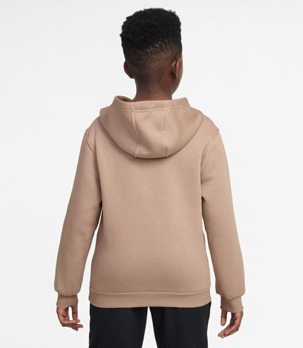 Nike Big Kids Sportswear Club Fleece Hoodie - Hemp