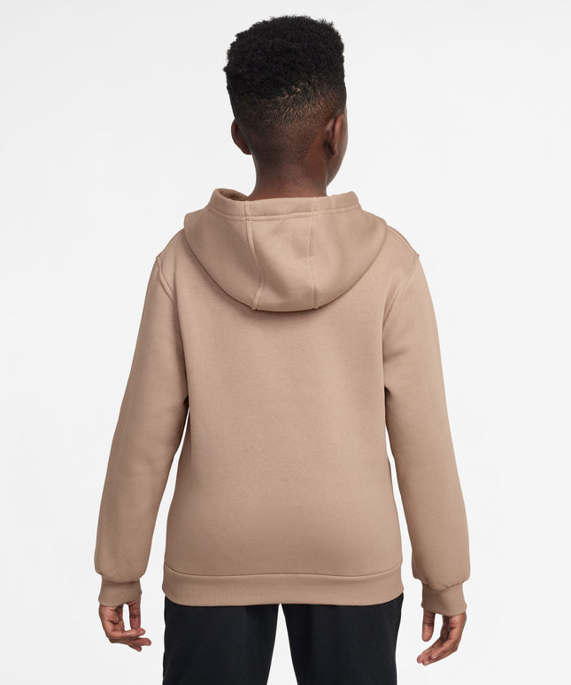 Nike Big Kids Sportswear Club Fleece Hoodie - Hemp
