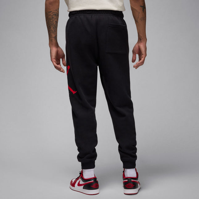 Air Jordan Mens Essentials Fleece Sweatpants - Black/Red