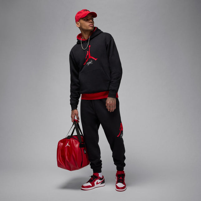 Air Jordan Mens Essentials Fleece Sweatpants - Black/Red