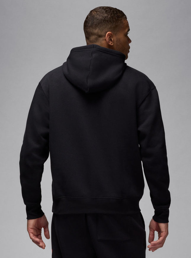 Air Jordan Mens Essentials Fleece Hoodie - Black/Red