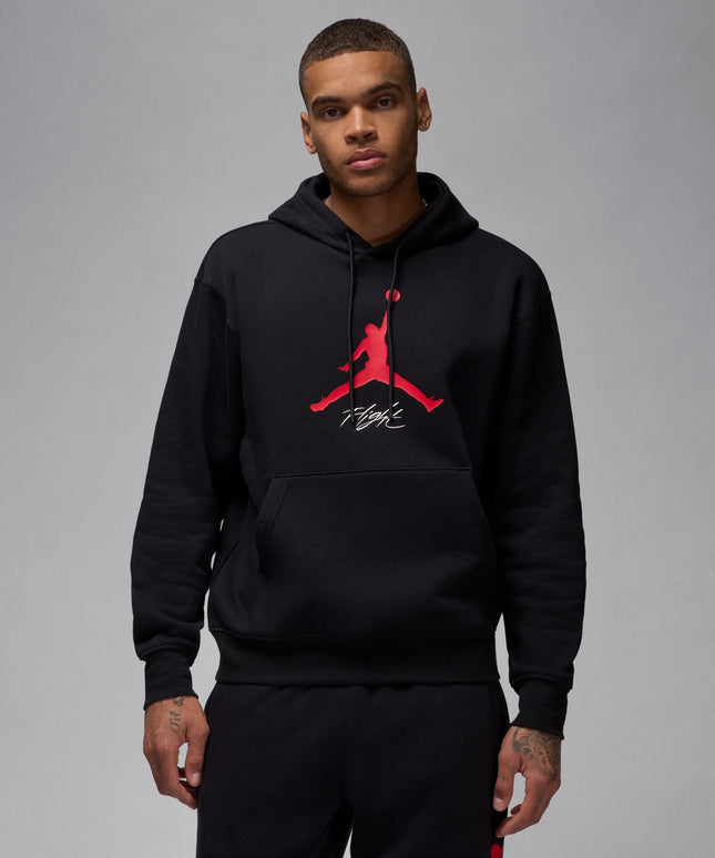 Air Jordan Mens Essentials Fleece Hoodie - Black/Red