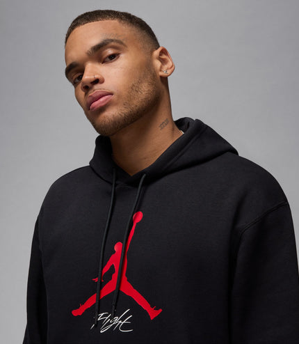 Air Jordan Mens Essentials Fleece Hoodie - Black/Red