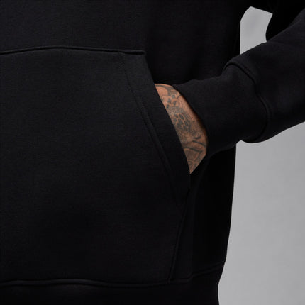 Air Jordan Mens Essentials Fleece Hoodie - Black/Red