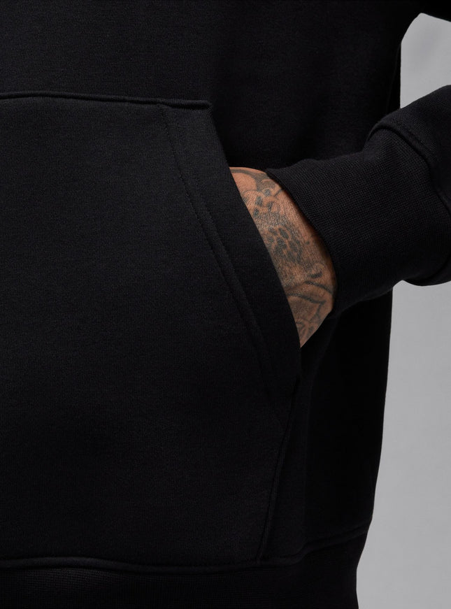 Air Jordan Mens Essentials Fleece Hoodie - Black/Red