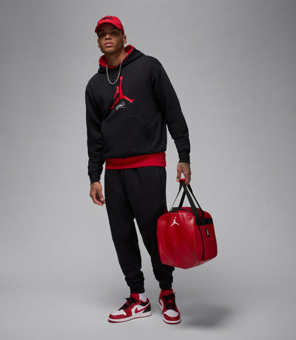 Air Jordan Mens Essentials Fleece Hoodie - Black/Red