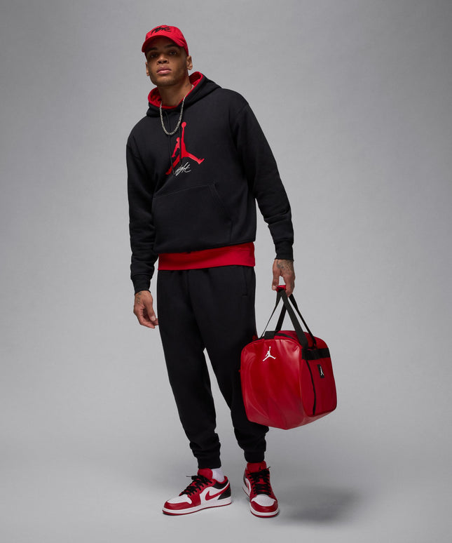Air Jordan Mens Essentials Fleece Hoodie - Black/Red