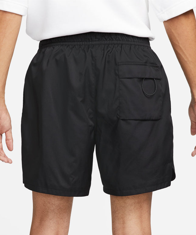 Nike Mens Sportswear Woven Flow Shorts -  Black/White