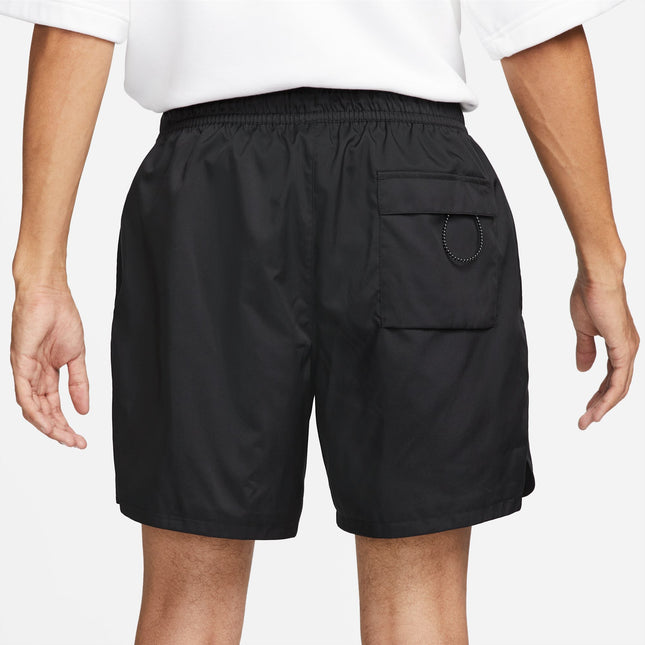 Nike Mens Sportswear Woven Flow Shorts -  Black/White