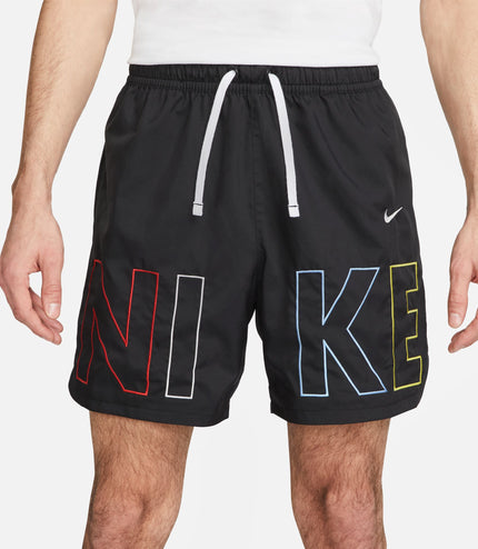 Nike Mens Sportswear Woven Flow Shorts - Black/Multi Color