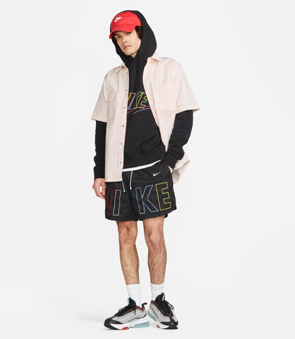 Nike Mens Sportswear Woven Flow Shorts - Black/Multi Color