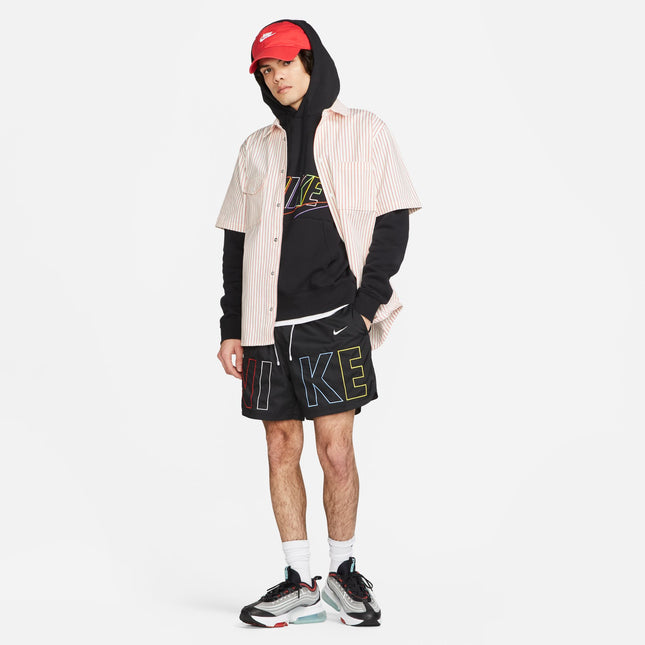 Nike Mens Sportswear Woven Flow Shorts - Black/Multi Color