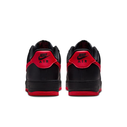 Nike Mens Air Force 1 '07 - Black/University Red