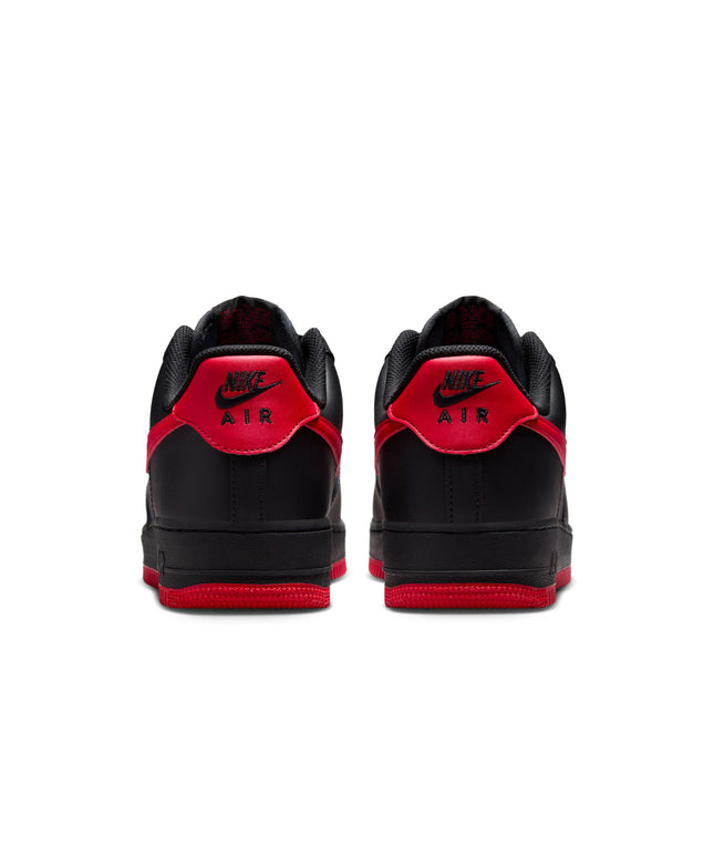 Nike Mens Air Force 1 '07 - Black/University Red