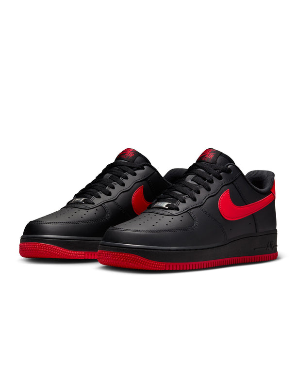 Nike Mens Air Force 1 '07 - Black/University Red