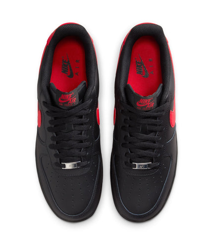 Nike Mens Air Force 1 '07 - Black/University Red