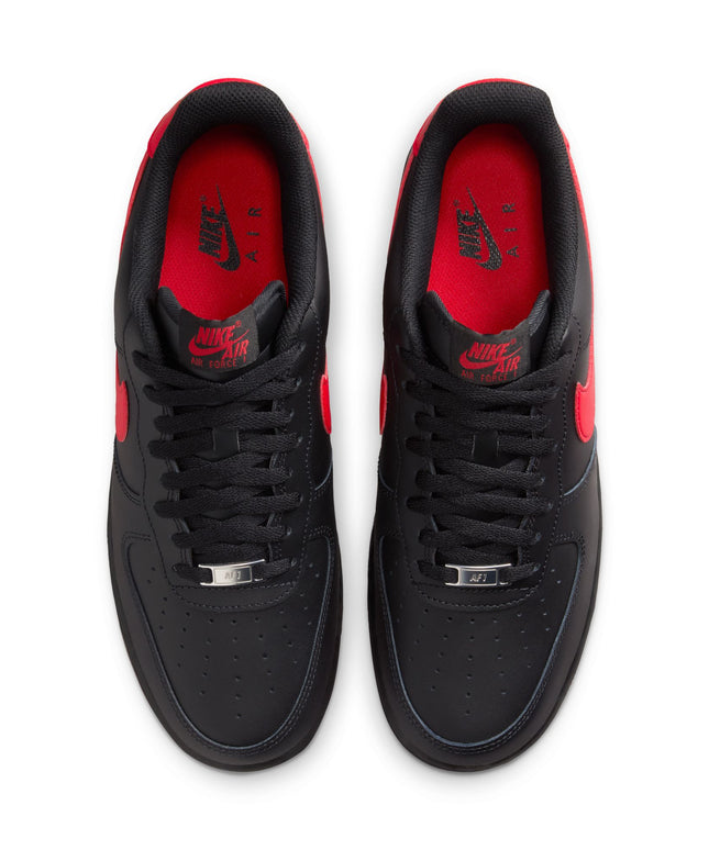 Nike Mens Air Force 1 '07 - Black/University Red