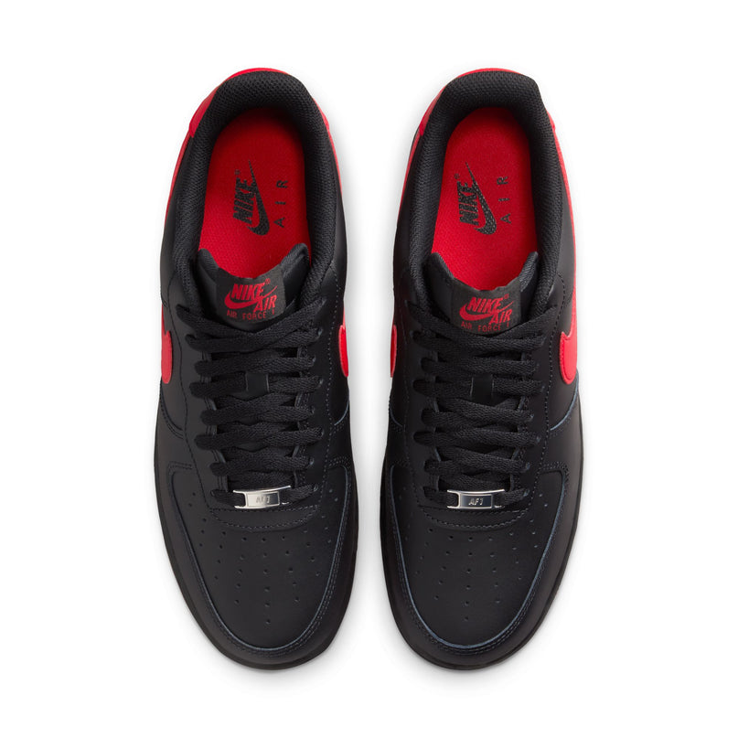 Nike Mens Air Force 1 '07 - Black/University Red