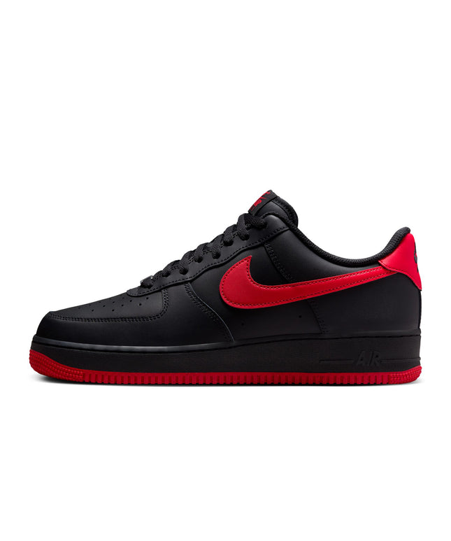 Nike Mens Air Force 1 '07 - Black/University Red