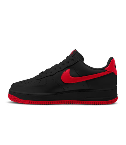 Nike Mens Air Force 1 '07 - Black/University Red