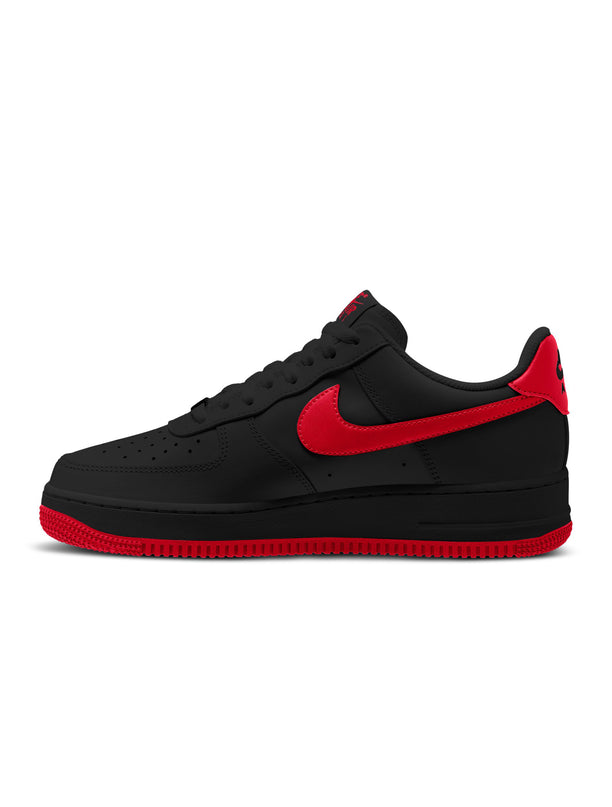 Nike Mens Air Force 1 '07 - Black/University Red