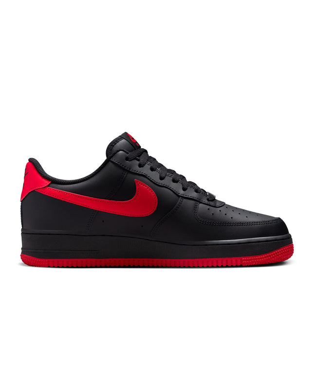 Nike Mens Air Force 1 '07 - Black/University Red