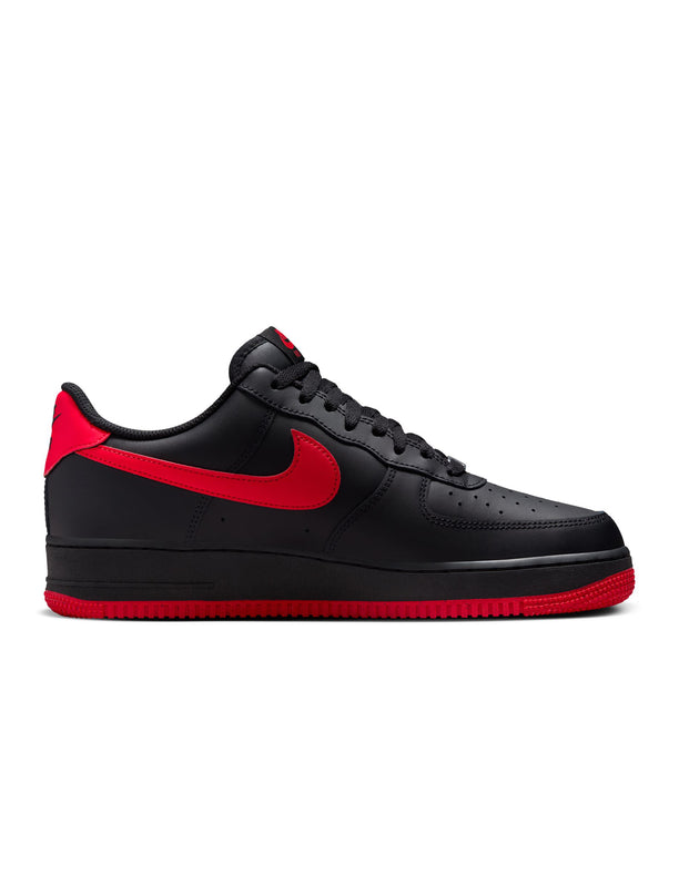 Nike Mens Air Force 1 '07 - Black/University Red