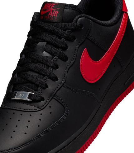 Nike Mens Air Force 1 '07 - Black/University Red