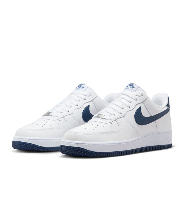 Nike Air Force 1 '07 para hombre - Blanco/Azul marino medianoche