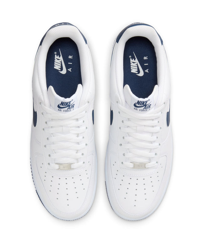 Nike Air Force 1 '07 para hombre - Blanco/Azul marino medianoche