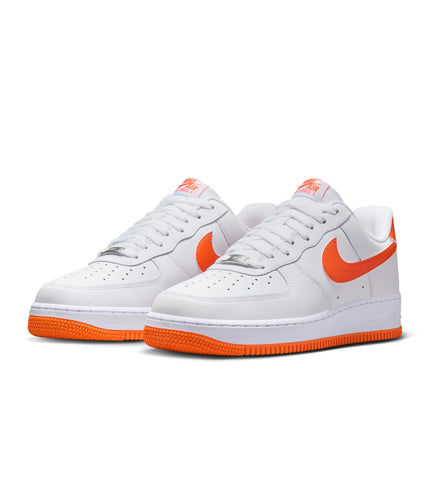 Nike Men's Air Force 1 '07 - White/Safety Orange