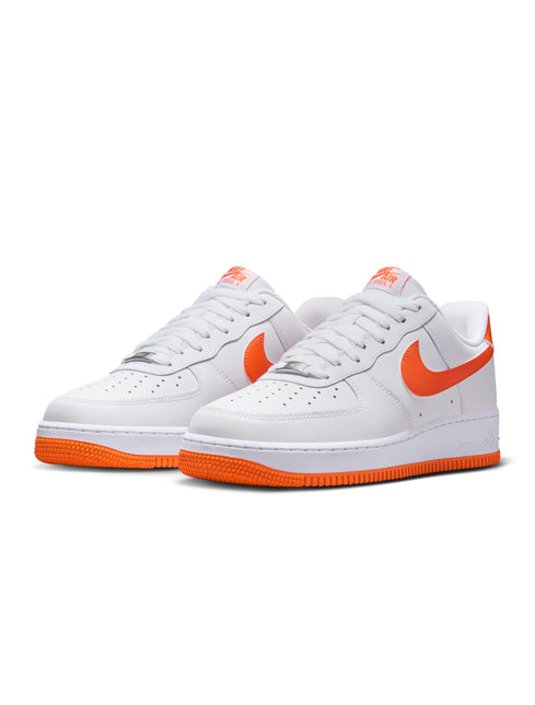 Nike Men's Air Force 1 '07 - White/Safety Orange