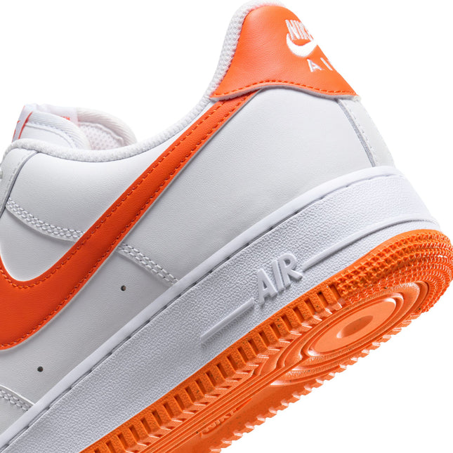 Nike Men's Air Force 1 '07 - White/Safety Orange