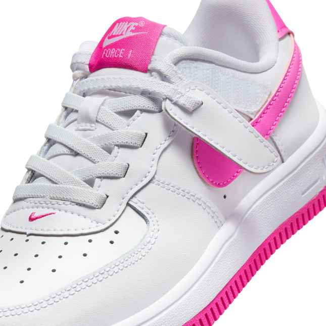 Nike (PS) Air Force 1 Low EasyOn - White/Laser Fuchsia