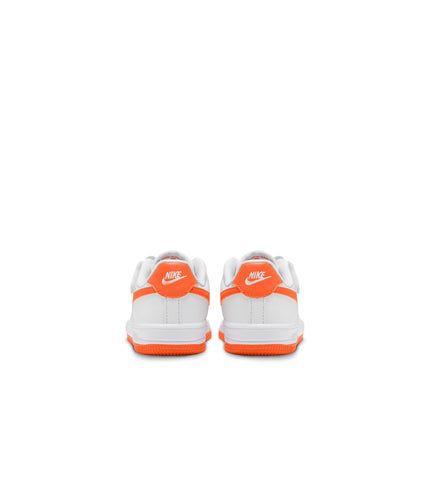 Nike (PS) Force 1 Low EasyOn - White/Safety Orange