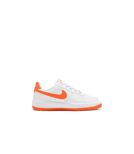 Nike (PS) Force 1 Low EasyOn - White/Safety Orange