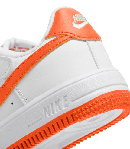 Nike (PS) Force 1 Low EasyOn - White/Safety Orange