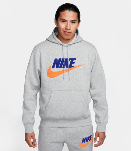 Nike Mens Club Fleece - Heather Grey