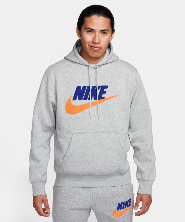 Nike Mens Club Fleece - Heather Grey