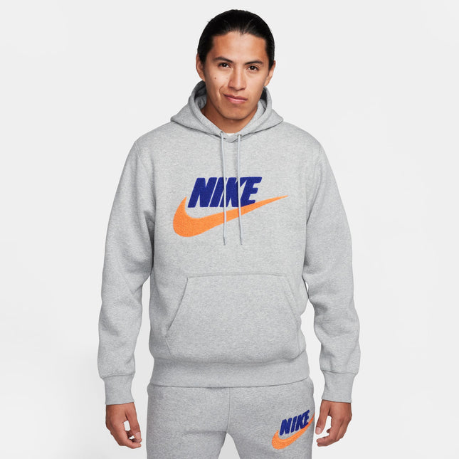 Nike Mens Club Fleece - Heather Grey