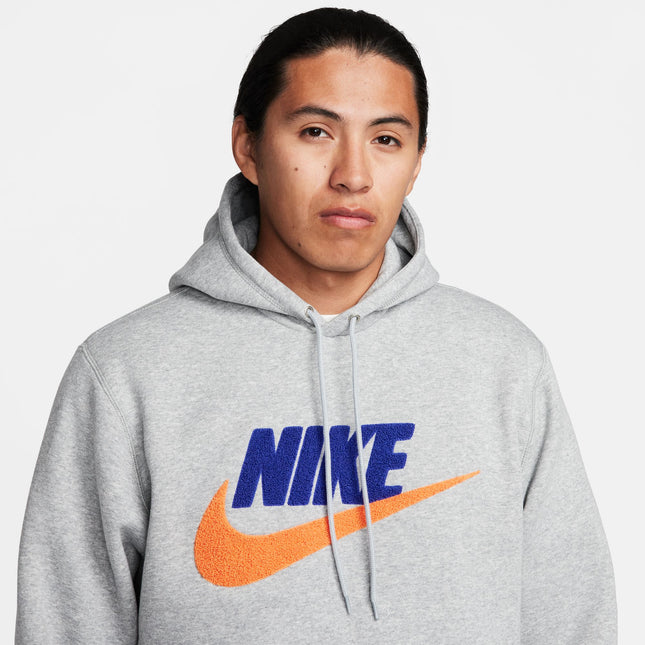 Nike Mens Club Fleece - Heather Grey