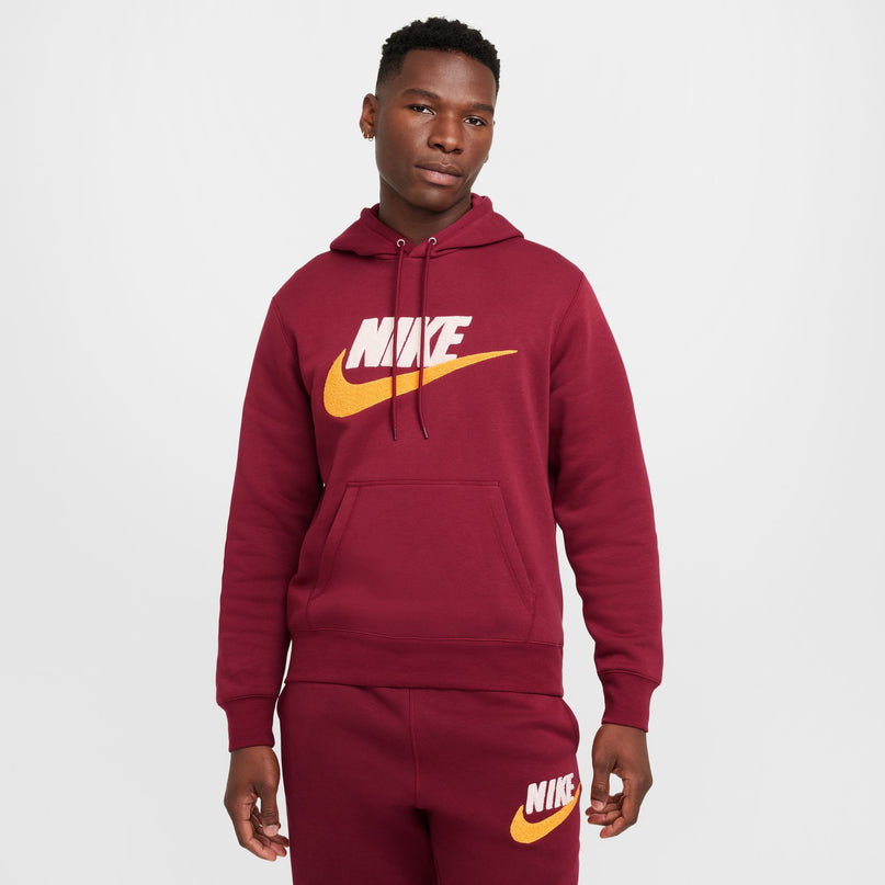 Nike Mens Club Fleece Hoodie - Team Red