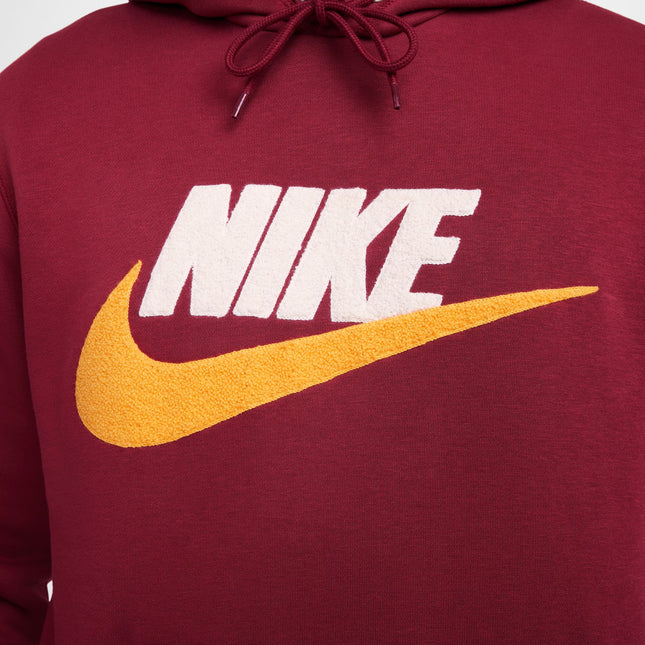 Nike Mens Club Fleece Hoodie - Team Red