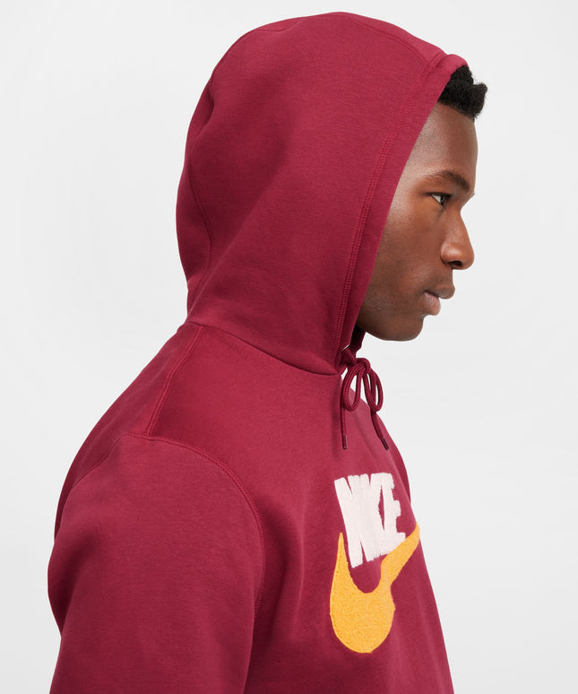 Nike Mens Club Fleece Hoodie - Team Red