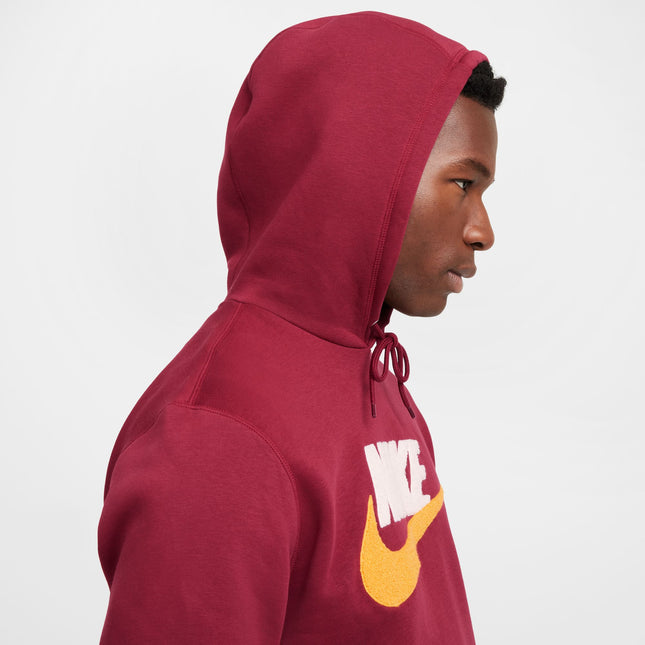 Nike Mens Club Fleece Hoodie - Team Red