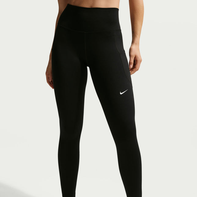 Nike Womens One High-Waisted 7/8 Leggings - Black/White