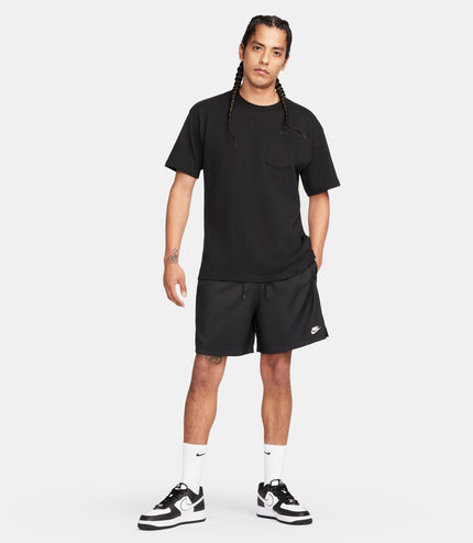 Nike Mens Club Woven Shorts - Black/White