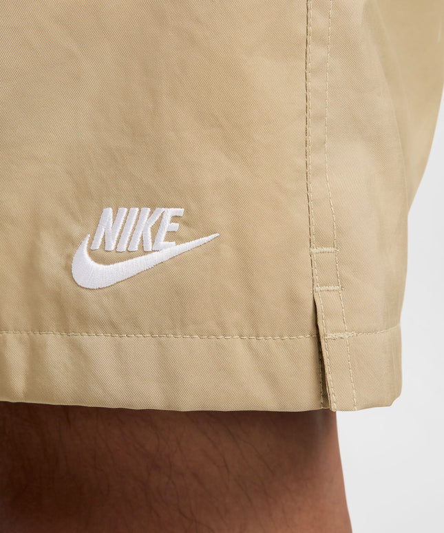 Nike Mens Club Parachute Shorts - Beige/White