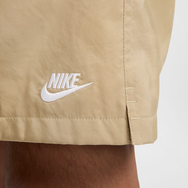 Nike Mens Club Parachute Shorts - Beige/White